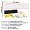 Outdoor Volleyball and Badminton Net Set 32ft with Adjustable Poles Included Portable Storage Bag